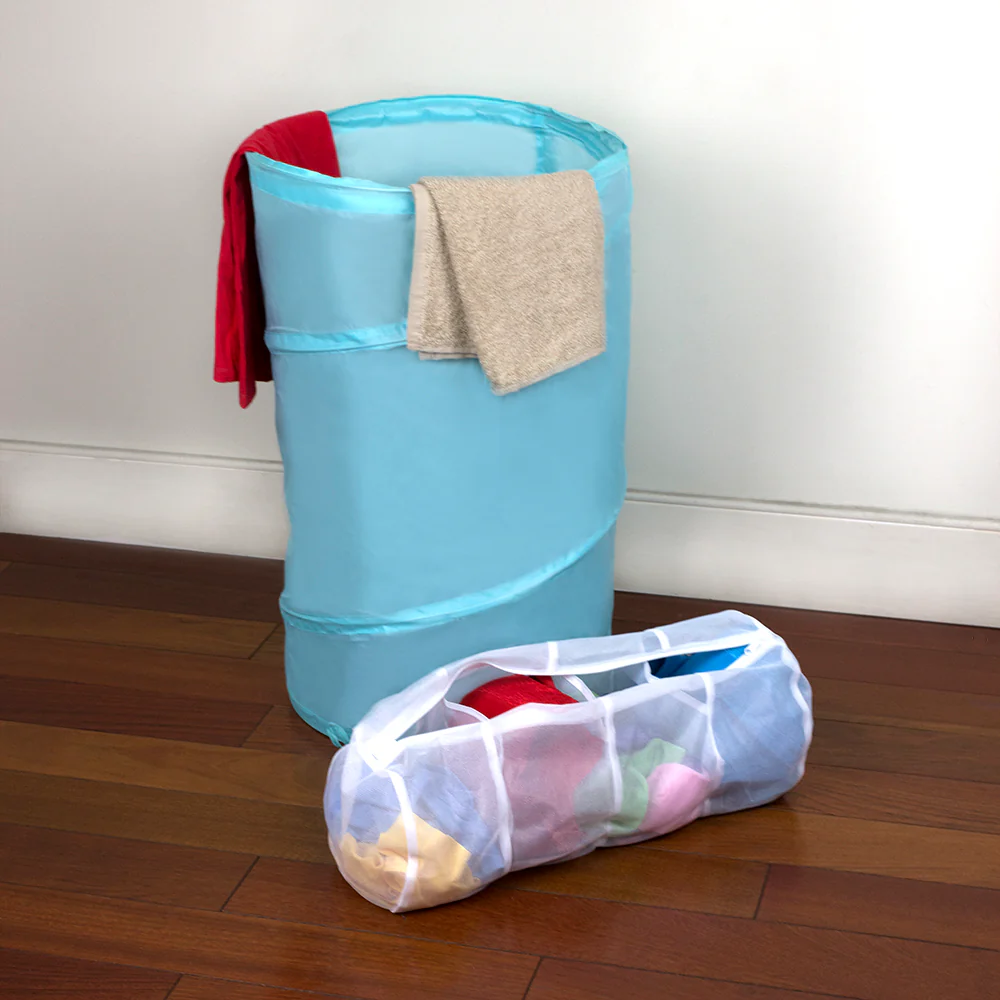 Sunbeam 4 Compartment Micro Mesh Wash Bag, White - Image 4