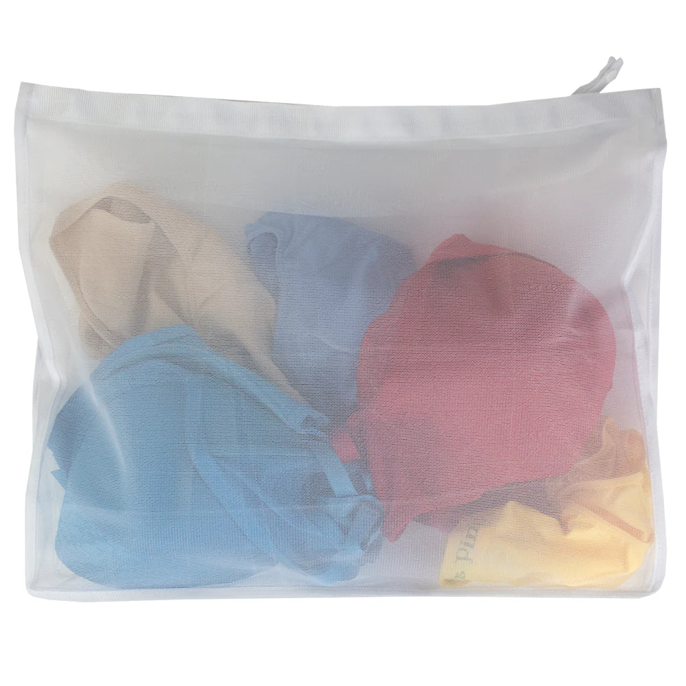 Sunbeam Intimates Micro Mesh Wash Bag, White