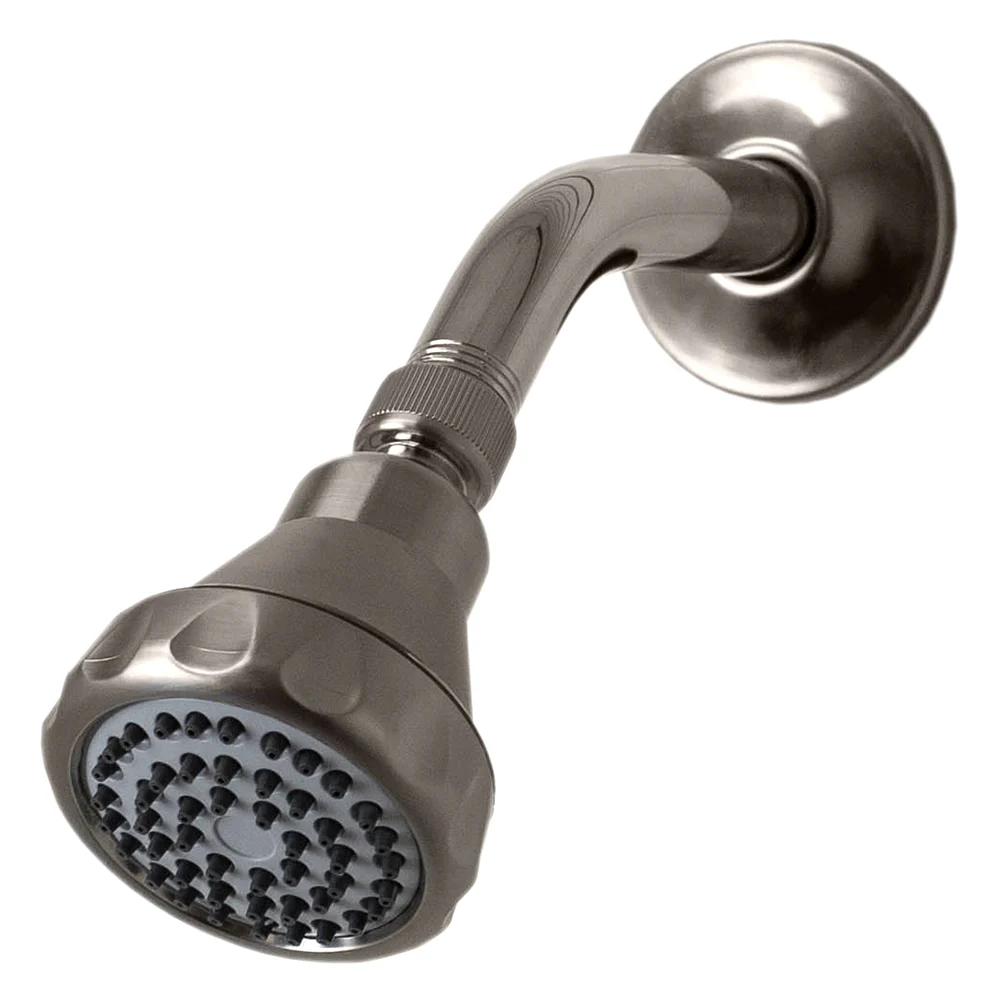 Sunbeam Single Function Fixed Shower Head, Brushed Satin Nickel - Image 4