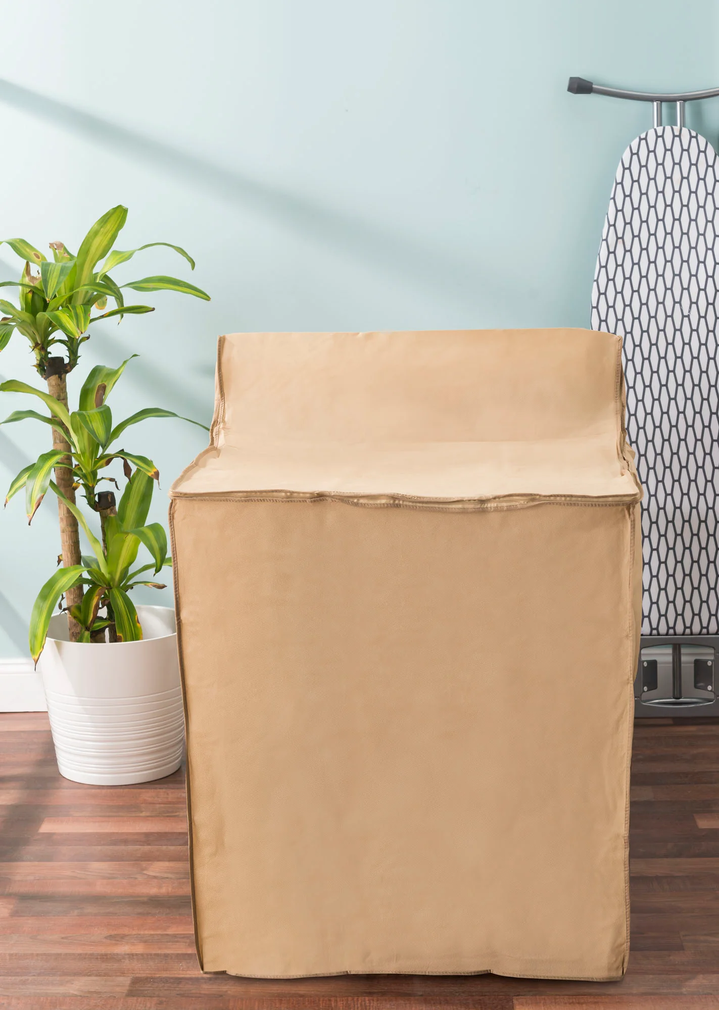 Sunbeam Washing Machine Cover, Brown, 40x29x26.5 Inches - Image 3