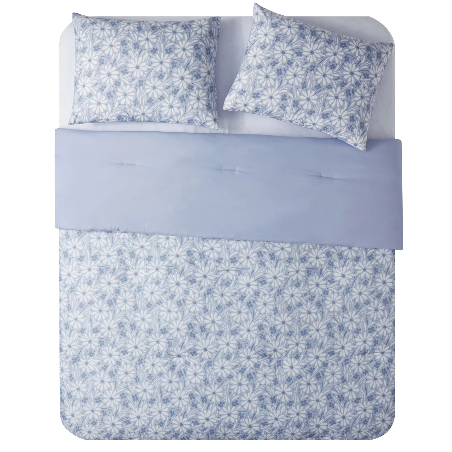 Tahari Kids 2-Piece Bedding Comforter Set with Shams, Daisy, Twin - Image 3