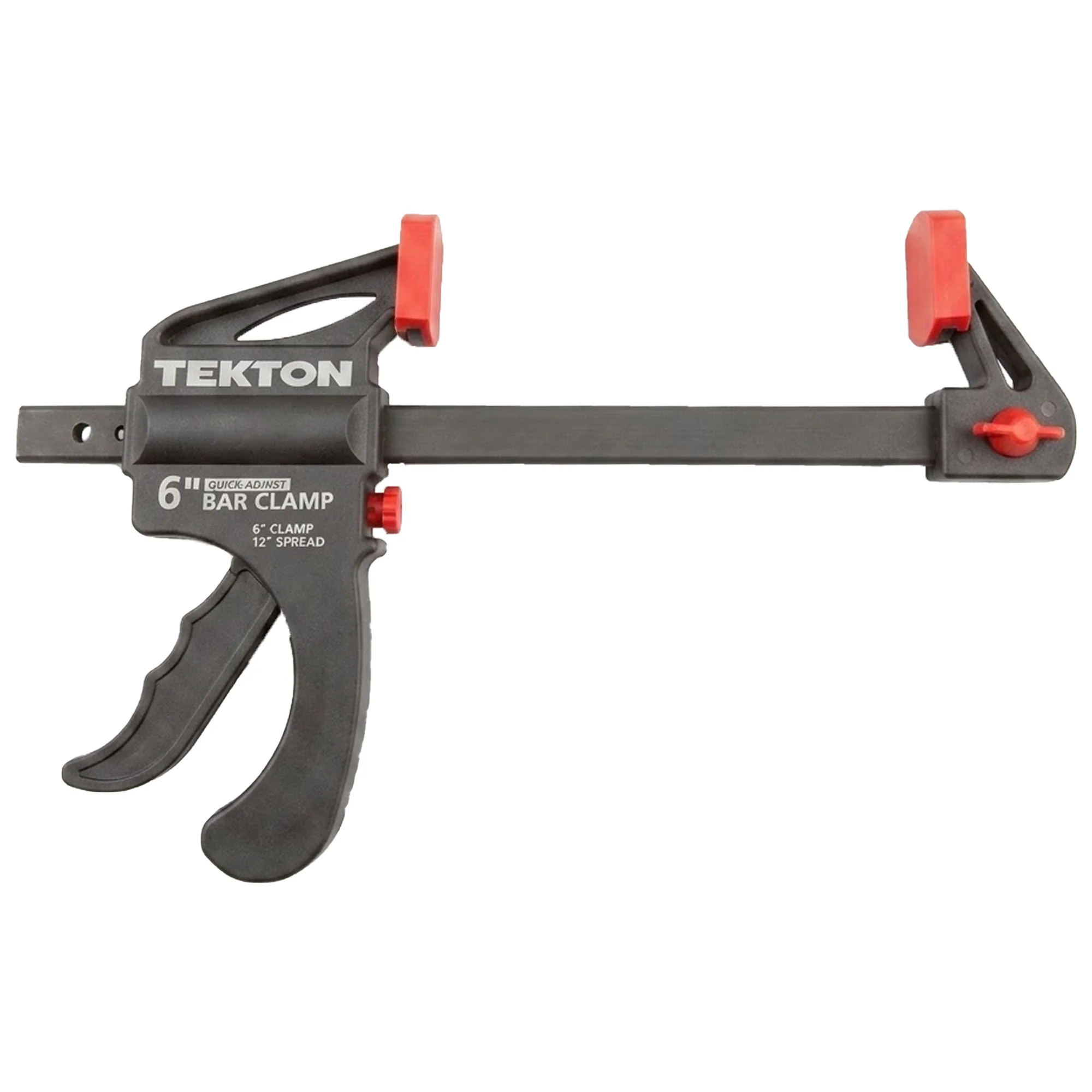 TEKTON 2-Piece Ratchet Clamp Spreader Set, Red-Black, 12x6 Inches - Image 2