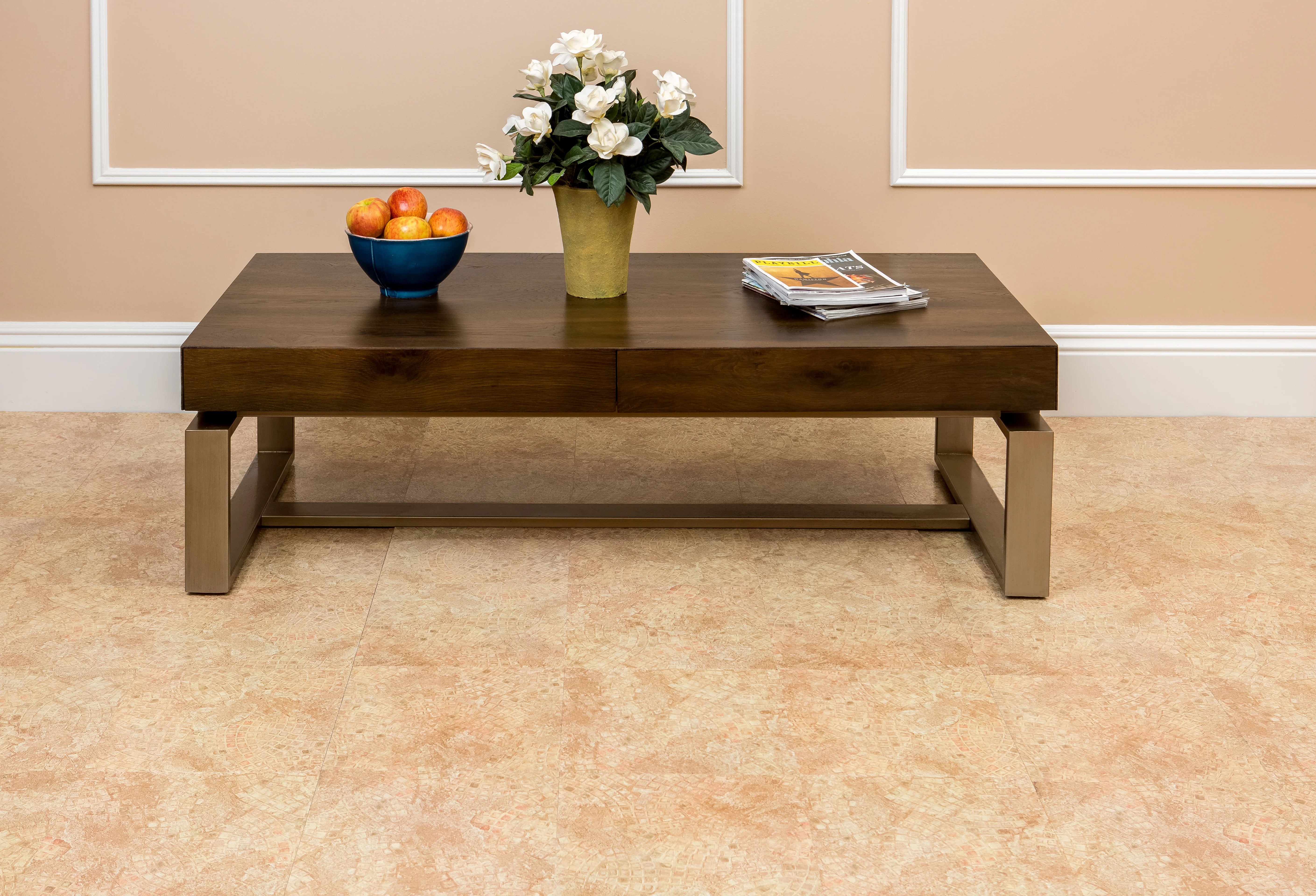 Tivoli Ancient Beige Mosaic 12x12 Self Adhesive Vinyl Floor Tile - 45 Tiles/45 sq. ft. - Image 2
