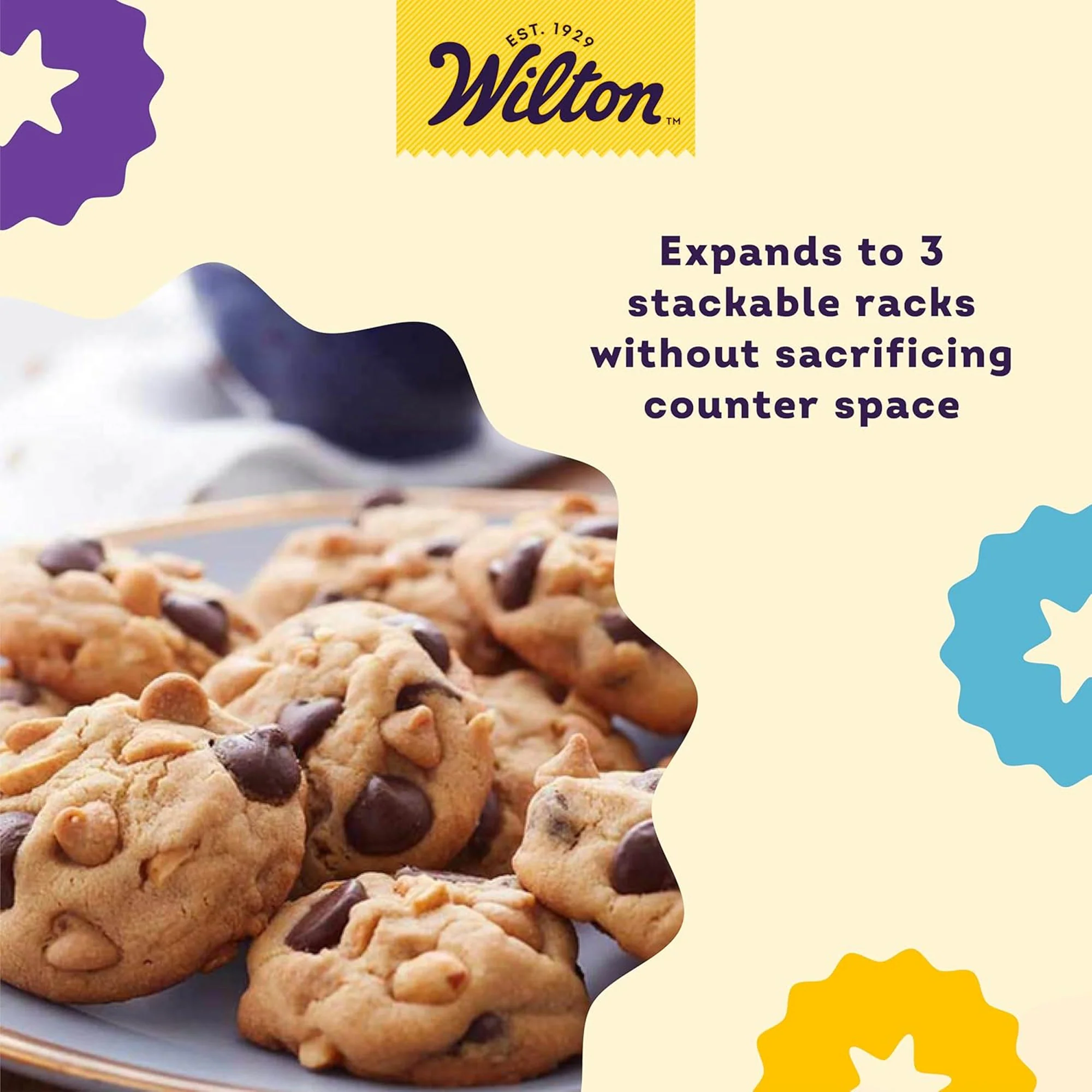 Wilton 3-Tier Excelle Elite Stacking Cooling Grid, 9.9x15.9 Inches - Image 6