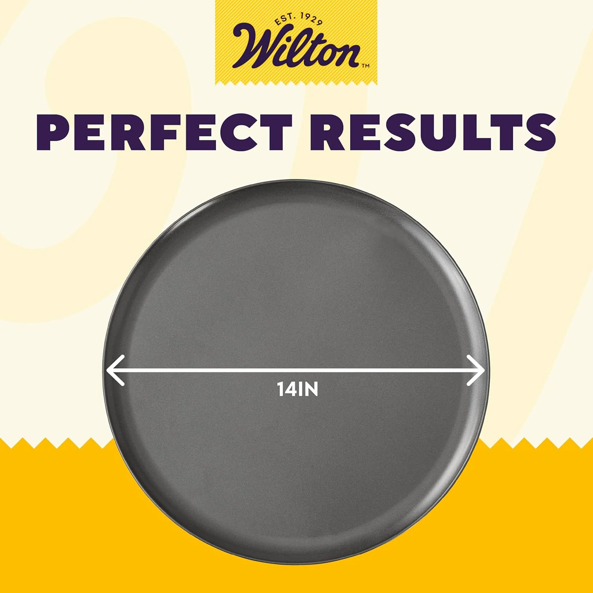 Wilton Perfect Result Premium Non-Stick Pizza Slider Pan, 14 Inches - Image 3