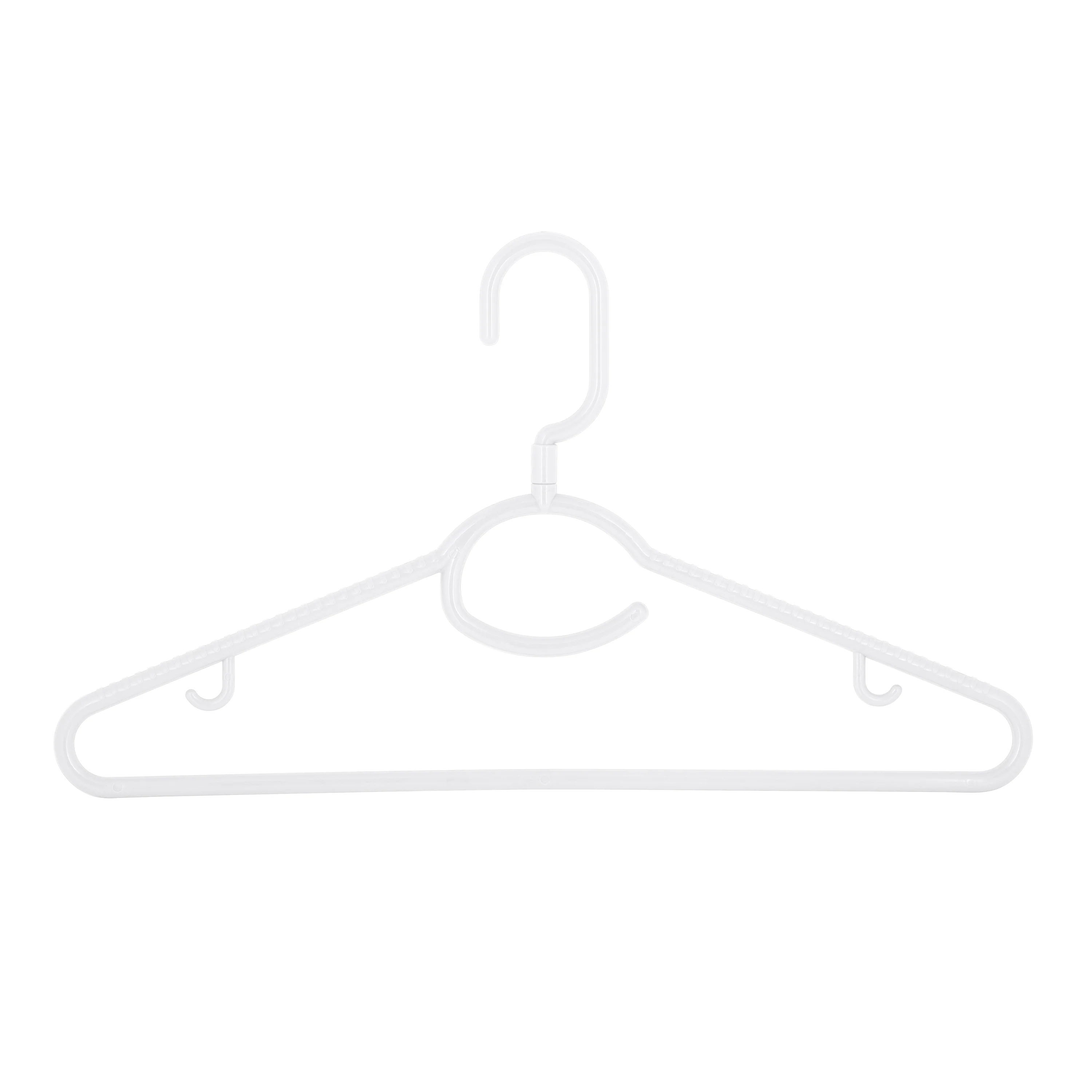 Woolite Swivel Neck Hangers 5 Pack in White