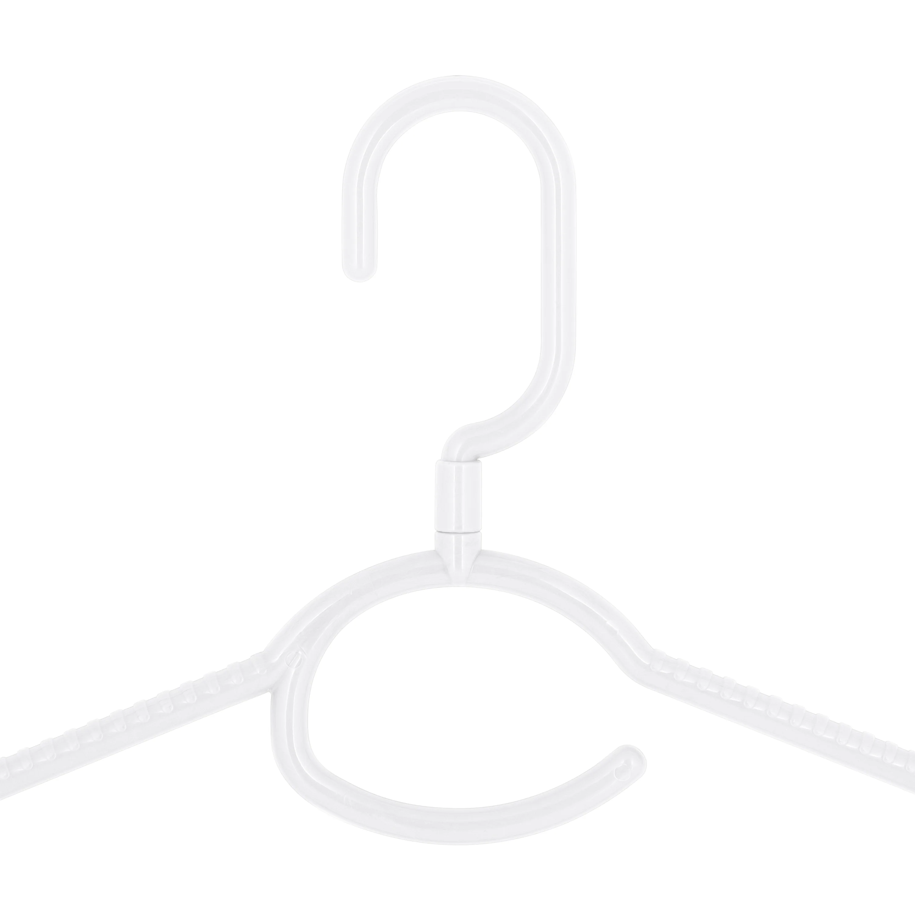 Woolite Swivel Neck Hangers 5 Pack in White - Image 4
